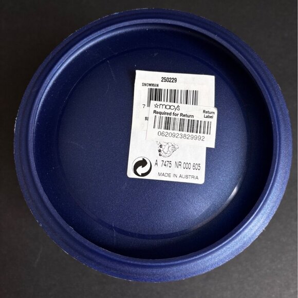 Swarovski Crystal Snowman Figurine Crystal Snowflakes Box New 250229 - Picture 11 of 12